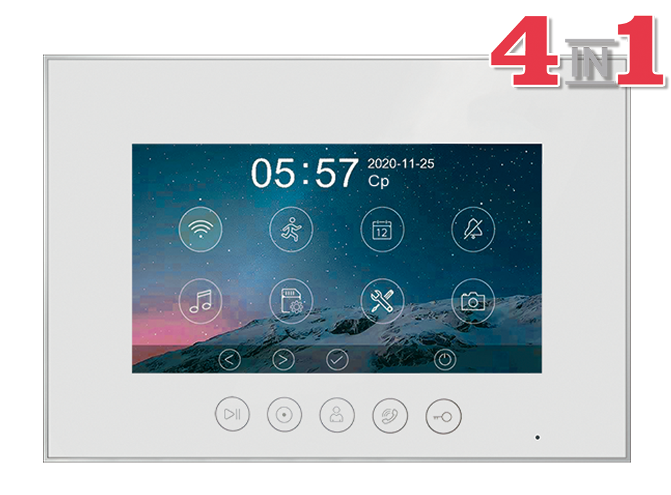 Монитор видеодомофона Marilyn HD s (White)